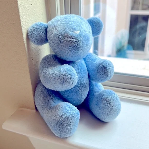 Gucci | Accents | Gucci Vintage Baby Blue Teddy Bear Plush Toy